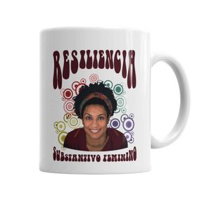 Baskı Dükkanı Resiliencia Marielle Franco Sihirli Porselen Kupa