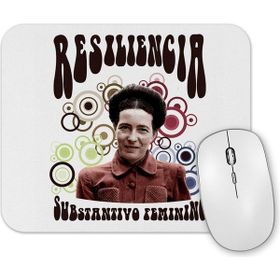 Baskı Dükkanı Resiliencia Simone De Beauvoir Mouse Pad