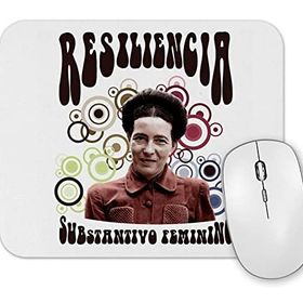 Baskı Dükkanı Resiliencia Simone De Beauvoir Mouse Pad