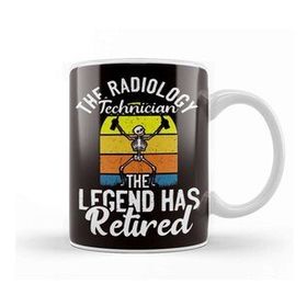 Baskı Dükkanı Retired Radiology Technician Rad Tech Radiographer Radiology Kupa