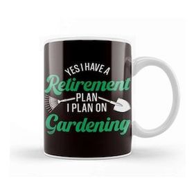 Baskı Dükkanı Retirement Plan Gardening Retired Gardener Garden Plants Kupa
