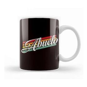 Baskı Dükkanı Retro Abuelo Vintage Grandfather Grandpa Granddad Grandson Kupa