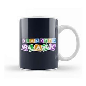 Baskı Dükkanı Retro Blankety Blank Porselen 330 Beyaz Kupa Bardak