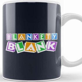 Baskı Dükkanı Retro Blankety Blank Porselen 330 Beyaz Kupa Bardak