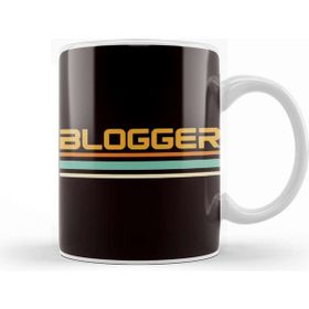 Baskı Dükkanı Retro Blogger Vintage Blogging Blog Story Influencer Writer Porselen 330 ml Beyaz Kupa Bardak