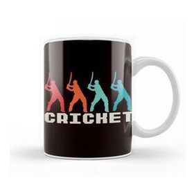 Baskı Dükkanı Retro Cricket Player Vintage Team Cricketer Wicket Kupa