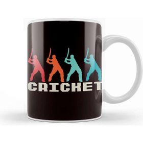Baskı Dükkanı Retro Cricket Player Vintage Team Cricketer Wicket Kupa