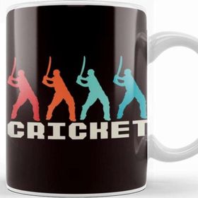 Baskı Dükkanı Retro Cricket Player Vintage Team Cricketer Wicket Kupa