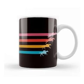 Baskı Dükkanı Retro Equestrian Sport Vintage Horses Riding Horse Dressage Kupa