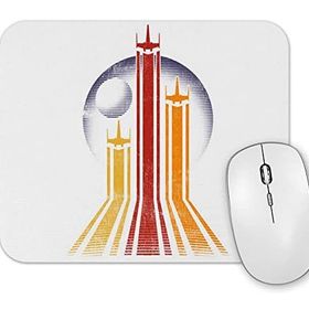 Baskı Dükkanı Retro Galactic Retro Galaksi Mouse Pad