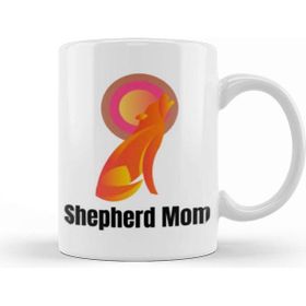 Baskı Dükkanı Retro German Shepherd Mom Gift Dog Mother Pet Mama Kupa