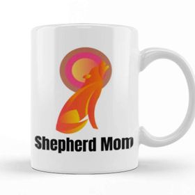 Baskı Dükkanı Retro German Shepherd Mom Gift Dog Mother Pet Mama Kupa
