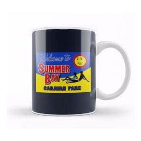 Baskı Dükkanı Retro Home And Away Summer Bay Caravan Park Kupa