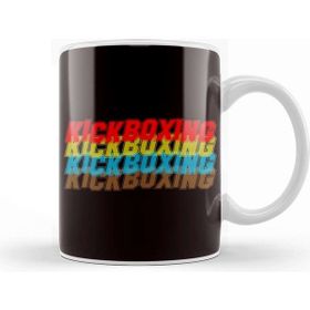 Baskı Dükkanı Retro Kickboxer Vintage Fighter Kickboxing Martial Arts Mma Kupa