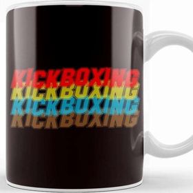 Baskı Dükkanı Retro Kickboxer Vintage Fighter Kickboxing Martial Arts Mma Kupa