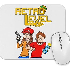 Baskı Dükkanı Retro Level Mouse Pad