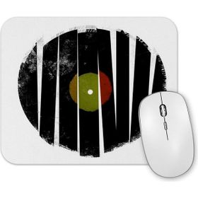 Baskı Dükkanı Retro Müzik Plak Mouse Pad