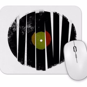 Baskı Dükkanı Retro Müzik Plak Mouse Pad