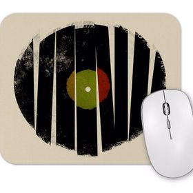 Baskı Dükkanı Retro Müzik Plak Mouse Pad