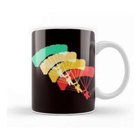Baskı Dükkanı Retro Paragliding Vintage Paraglider Skydiving Parachute Kupa