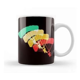 Baskı Dükkanı Retro Paragliding Vintage Paraglider Skydiving Parachute Kupa