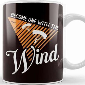 Baskı Dükkanı Retro Paragliding Wind Paragllider Skydiver Parachutist Fly Kupa
