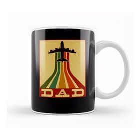 Baskı Dükkanı Retro Pilot Dad Vintage Airplane Aviation Father Kupa
