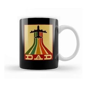 Baskı Dükkanı Retro Pilot Dad Vintage Airplane Aviation Father Kupa