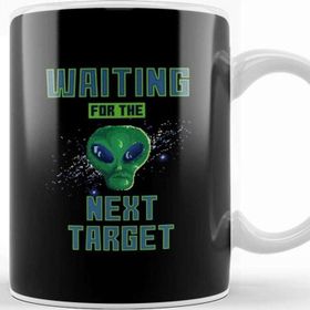 Baskı Dükkanı Retro Pixel Alien Waiting For Next Target Kupa