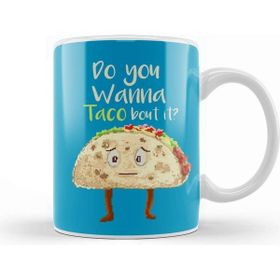 Baskı Dükkanı Retro Pixel Wanna Taco Bout It Kupa