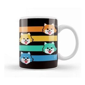 Baskı Dükkanı Retro Pomeranian Owner Dog Lover Puppy Fans Paw Animal Kupa