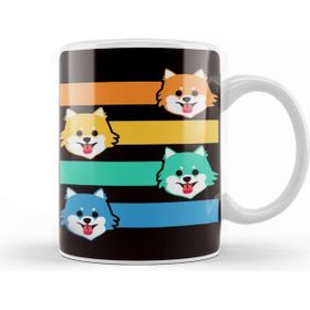 Baskı Dükkanı Retro Pomeranian Owner Dog Lover Puppy Fans Paw Animal Kupa