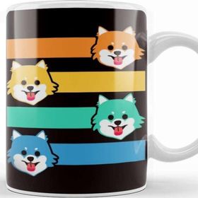 Baskı Dükkanı Retro Pomeranian Owner Dog Lover Puppy Fans Paw Animal Kupa