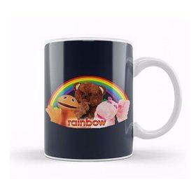 Baskı Dükkanı Retro Rainbow Kupa