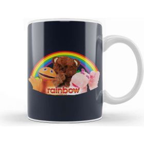 Baskı Dükkanı Retro Rainbow Kupa