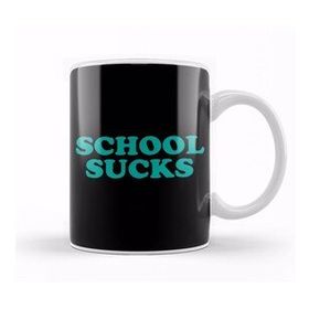 Baskı Dükkanı Retro School Sucks Kupa
