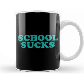 Baskı Dükkanı Retro School Sucks Kupa