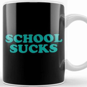 Baskı Dükkanı Retro School Sucks Kupa