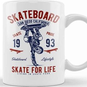 Baskı Dükkanı Retro Skate For Life Kupa