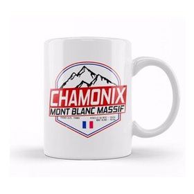 Baskı Dükkanı Retro Ski Chamonix Mont Blanc France Skiing And Mountain Biking Paradise Kupa