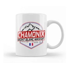 Baskı Dükkanı Retro Ski Chamonix Mont Blanc France Skiing And Mountain Biking Paradise Kupa