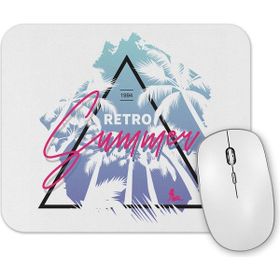 Baskı Dükkanı Retro Summer Mouse Pad