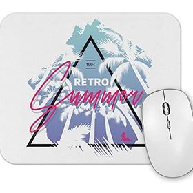 Baskı Dükkanı Retro Summer Mouse Pad