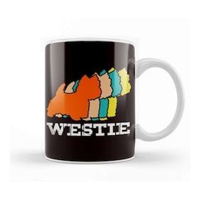 Baskı Dükkanı Retro Westie Vintage West Highland Terrier Dog Breed Owner Kupa