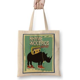 Baskı Dükkanı Rhymenoceros Bez Çanta