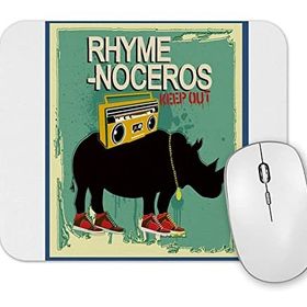 Baskı Dükkanı Rhymenoceros Mouse Pad
