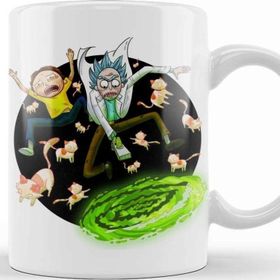 Baskı Dükkanı Rick and Morty 01 Kupa Bardak