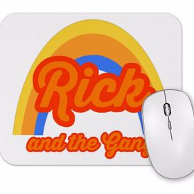 Baskı Dükkanı Rick And the Gang Mouse Pad