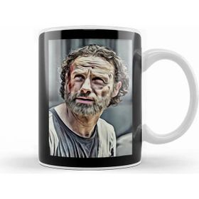 Baskı Dükkanı Rick Grimes Beard Kupa