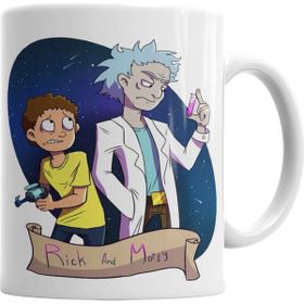 Baskı Dükkanı Rick Morty Sanchez Morty Smith Jerry Smith Beth Smit Kupa